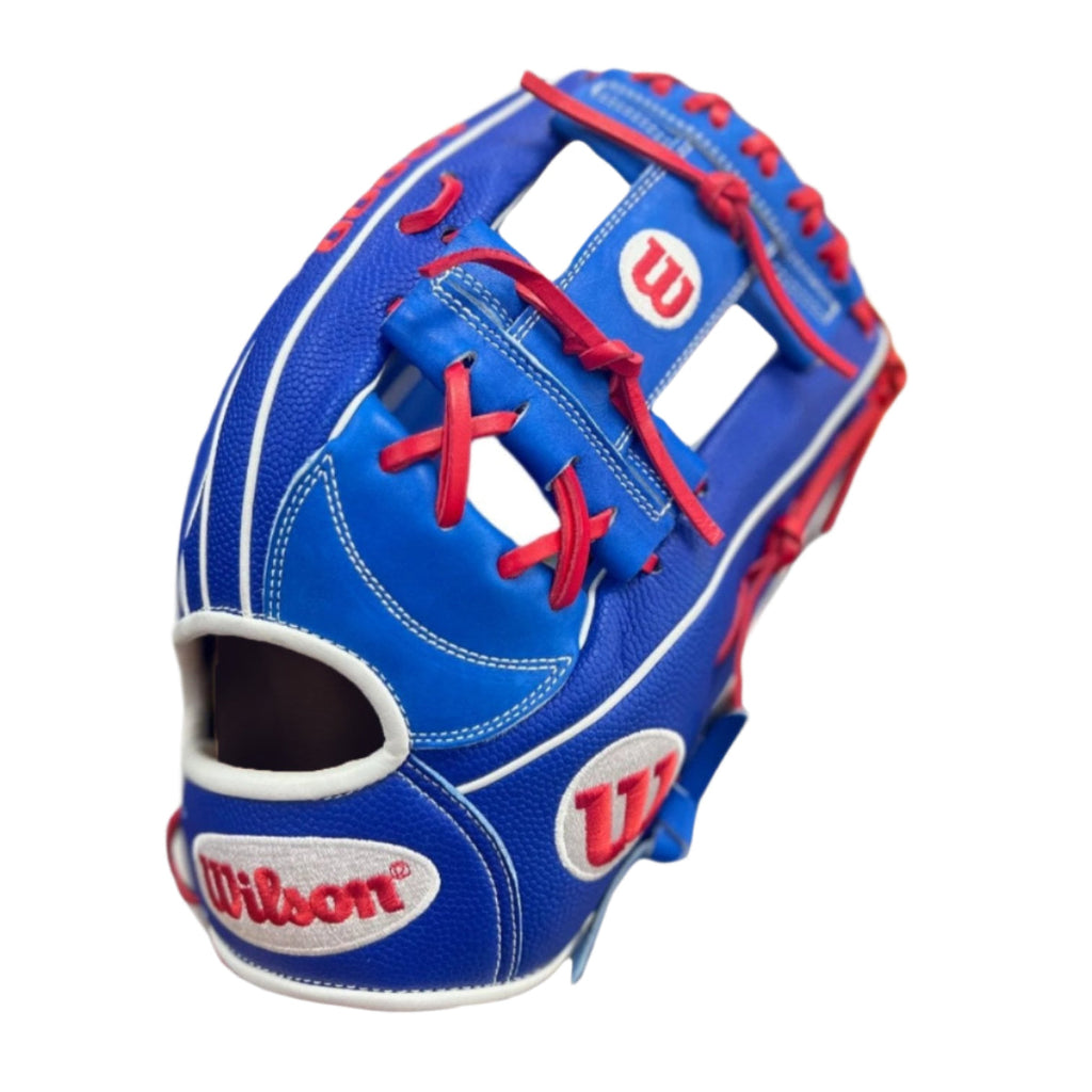 Wilson A2000 1781SS 12.25" Baseball Glove - Royal/Red/White - Right Hand Thrower product image 4, provided for visual