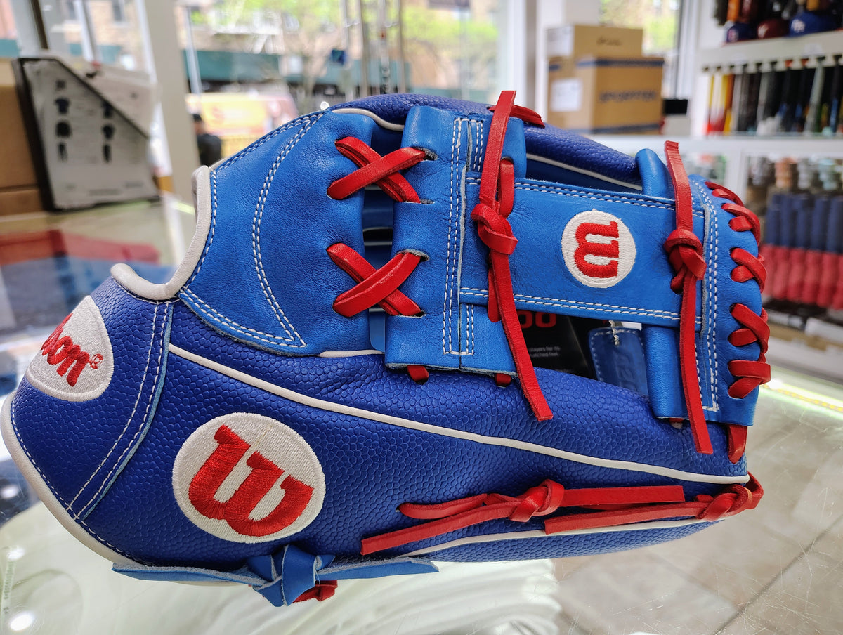 Wilson A2000 1781SS 12.25" Baseball Glove - Royal/Red/White - Right Hand Thrower product image 5, provided for visual