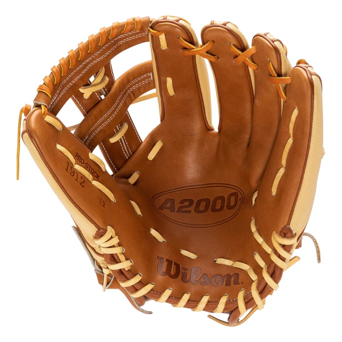Wilson A2000 SuperSkin 1912 12" Baseball Glove - (WBW10097212) product image 2, provided for visual reference and product