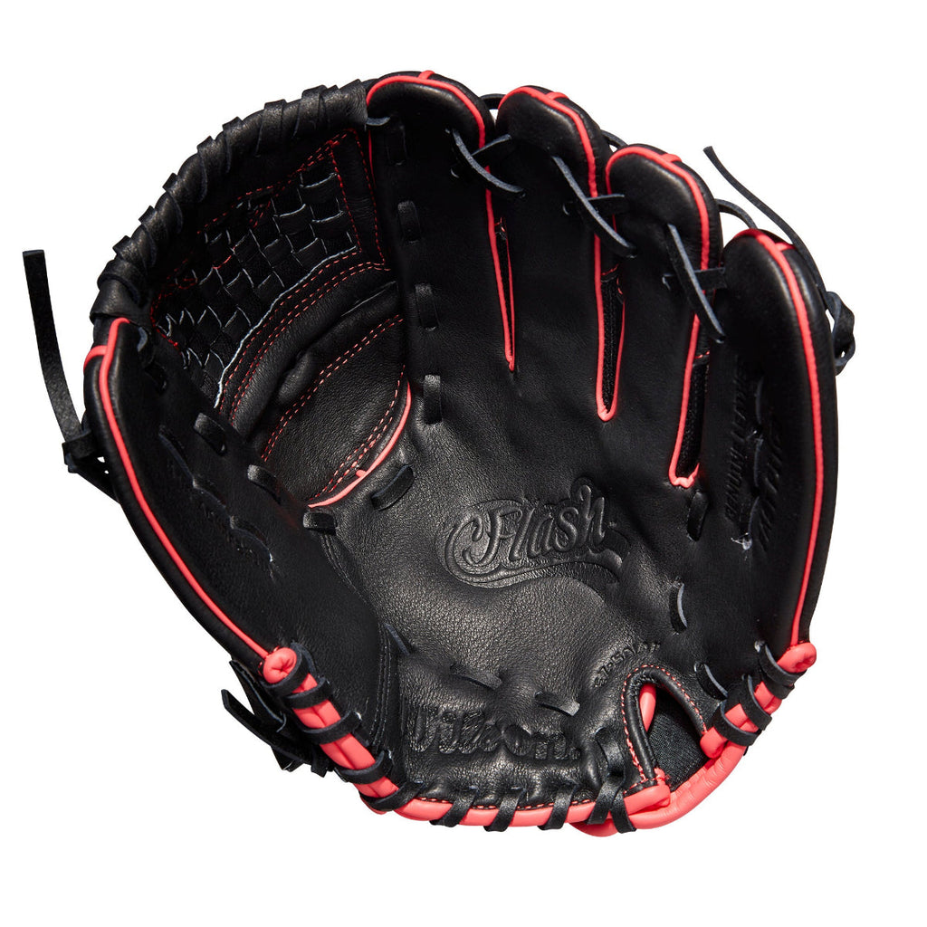 Wilson A440 Flash 11.5" FastPitch Glove - Black / Pink (WBW100416115) product image 5, provided for visual reference and