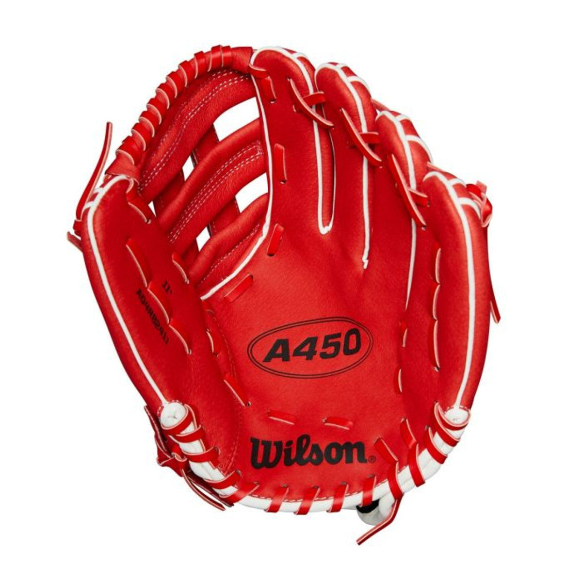 Wilson Youth A450 11" Infield Baseball Glove product image 2, provided for visual reference and product detail review
