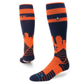 Astros PRO OTC Stance Socks product image 1, provided for visual reference and product detail review