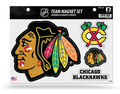 BLACKHAWKS TEAM MAGNET SHEET-Glitter product image 1, provided for visual reference and product detail review