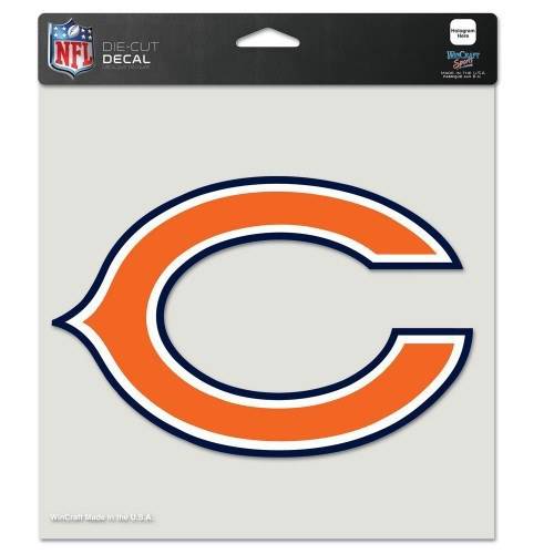 CHICAGO BEARS Perfect Cut Color Decal 8" x 8" product image 1, provided for visual reference and product detail review