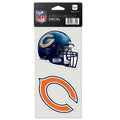 CHICAGO BEARS Perfect Cut Decal Set Of Two 4" x 4" product image 1, provided for visual reference and product detail review
