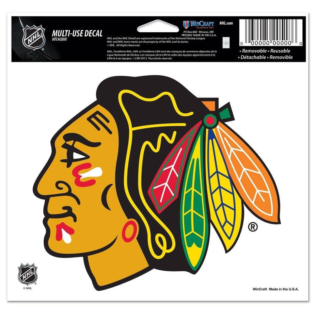 Chicago Blackhawks 5X6 Multi Use Decal product image 1, provided for visual reference and product detail review