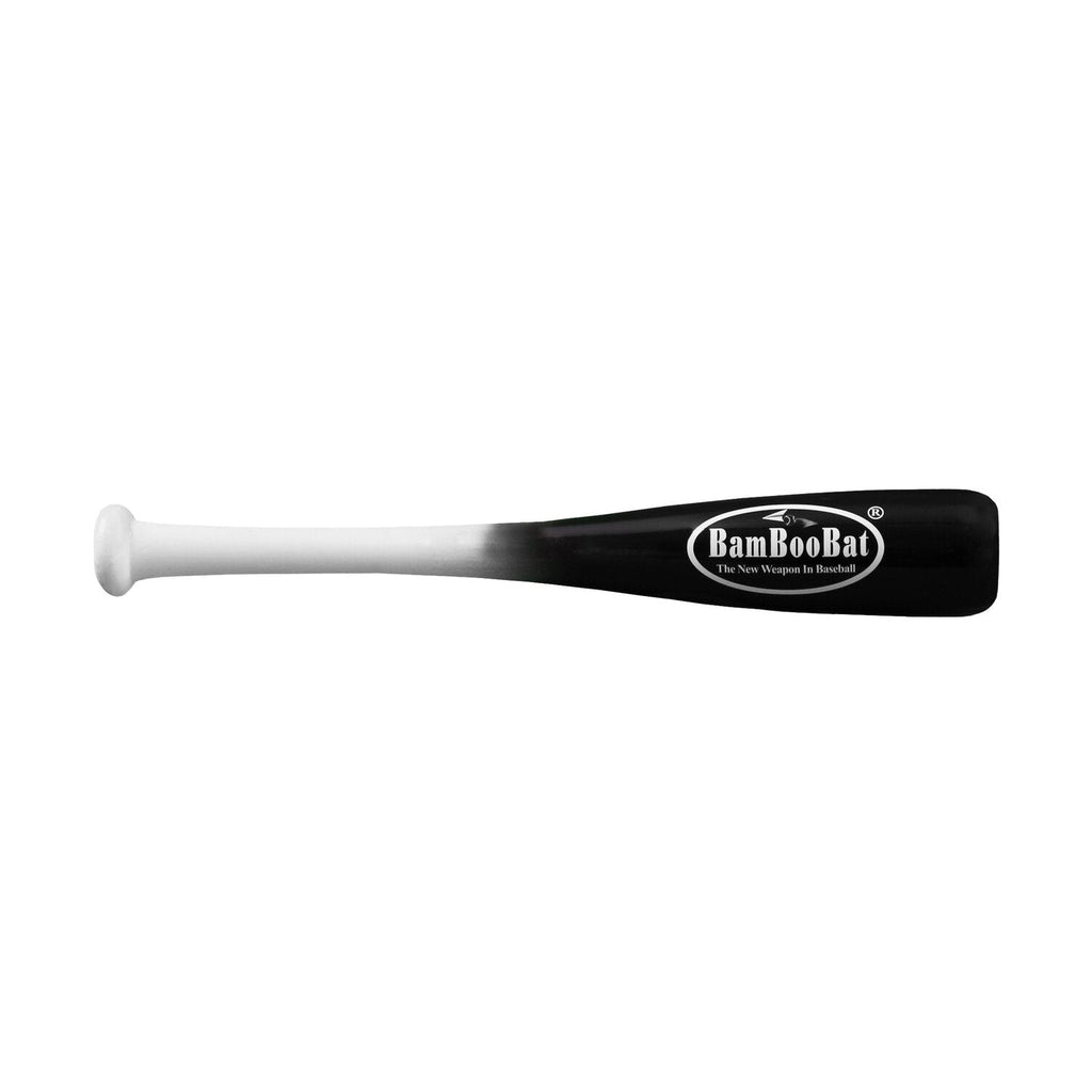 BamBooBat One Hand Trainer Bamboo Baseball & Softball Training Bat | White/Black product image 1, provided for visual