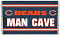 Chicago Bears NFL Football 3 ft x 5 ft Man Cave Flag product image 1, provided for visual reference and product detail review