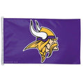 Minnesota Vikings Flag 3' X 5' product image 1, provided for visual reference and product detail review