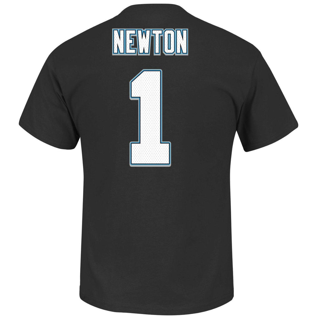Carolina Panthers Cam Newton Eligible Receiver SB 50 Name and Number T-Shirt product image 2, provided for visual reference