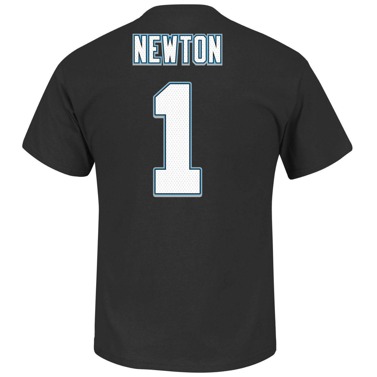Carolina Panthers Cam Newton Eligible Receiver SB 50 Name and Number T-Shirt product image 2, provided for visual reference
