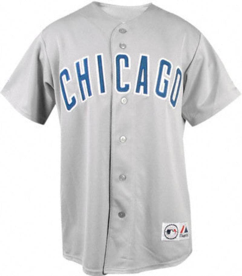Chicago Cubs Road Majestic Blank Replica Jersey for Men product image 1, provided for visual reference and product detail