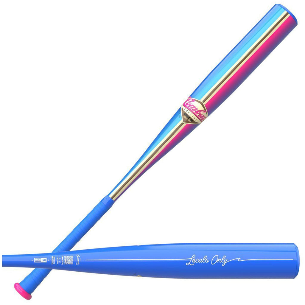 COMBAT MFG Spec A1 Coastal Blue BBCOR Baseball Bat -3 | One-Piece Alloy Baseball Bat | CBB7CSTB3 product image 1, provided