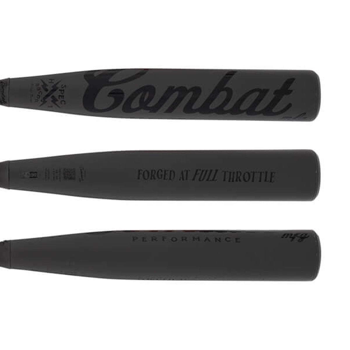COMBAT MFG Spec H1 Steel Horses (-3) BBCOR Baseball Bat | Forged at Full Throttle | CBB7H1SH3 product image 2, provided for