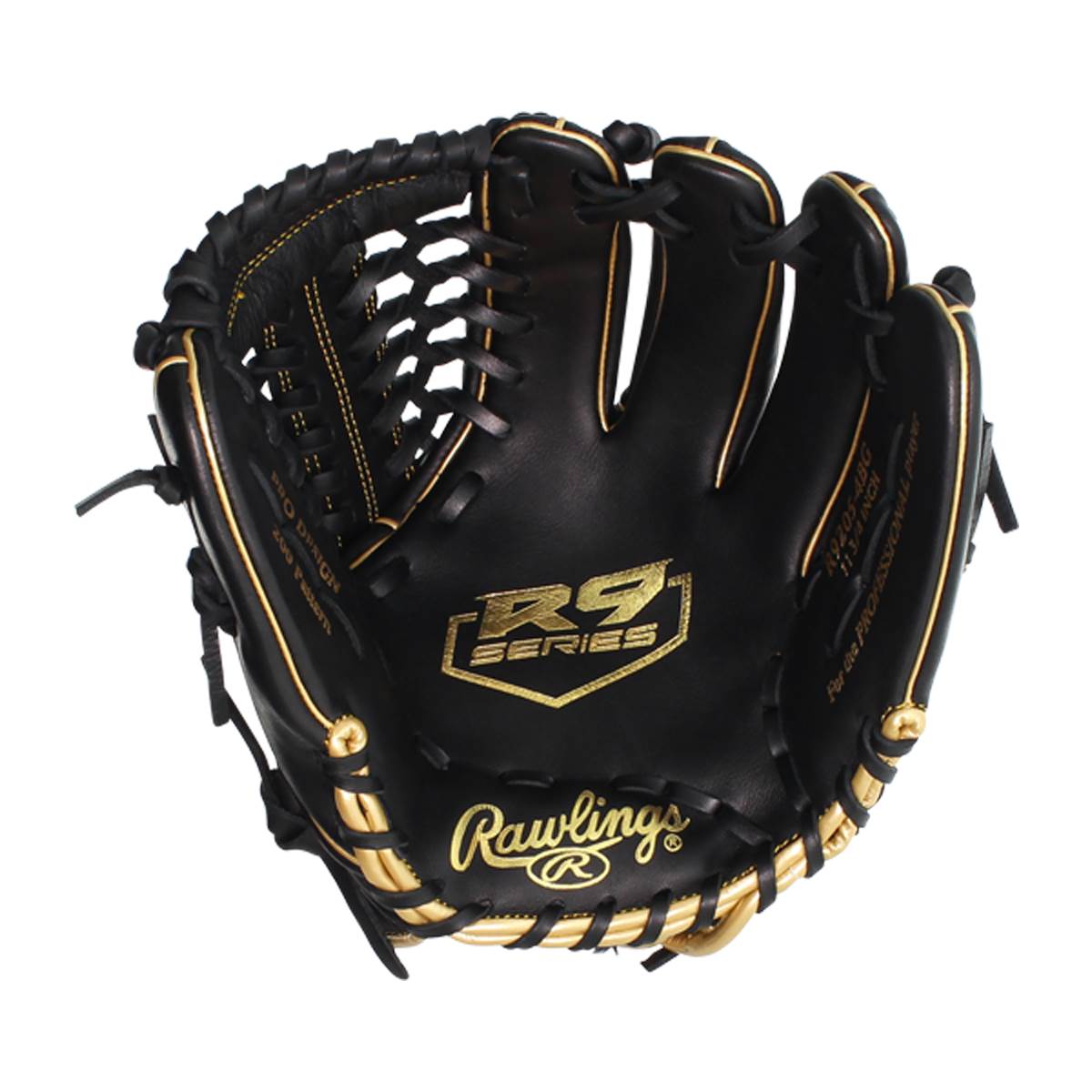 Rawlings R9 Series 11.75" Infield Glove - R9205-4BG product image 2, provided for visual reference and product detail review