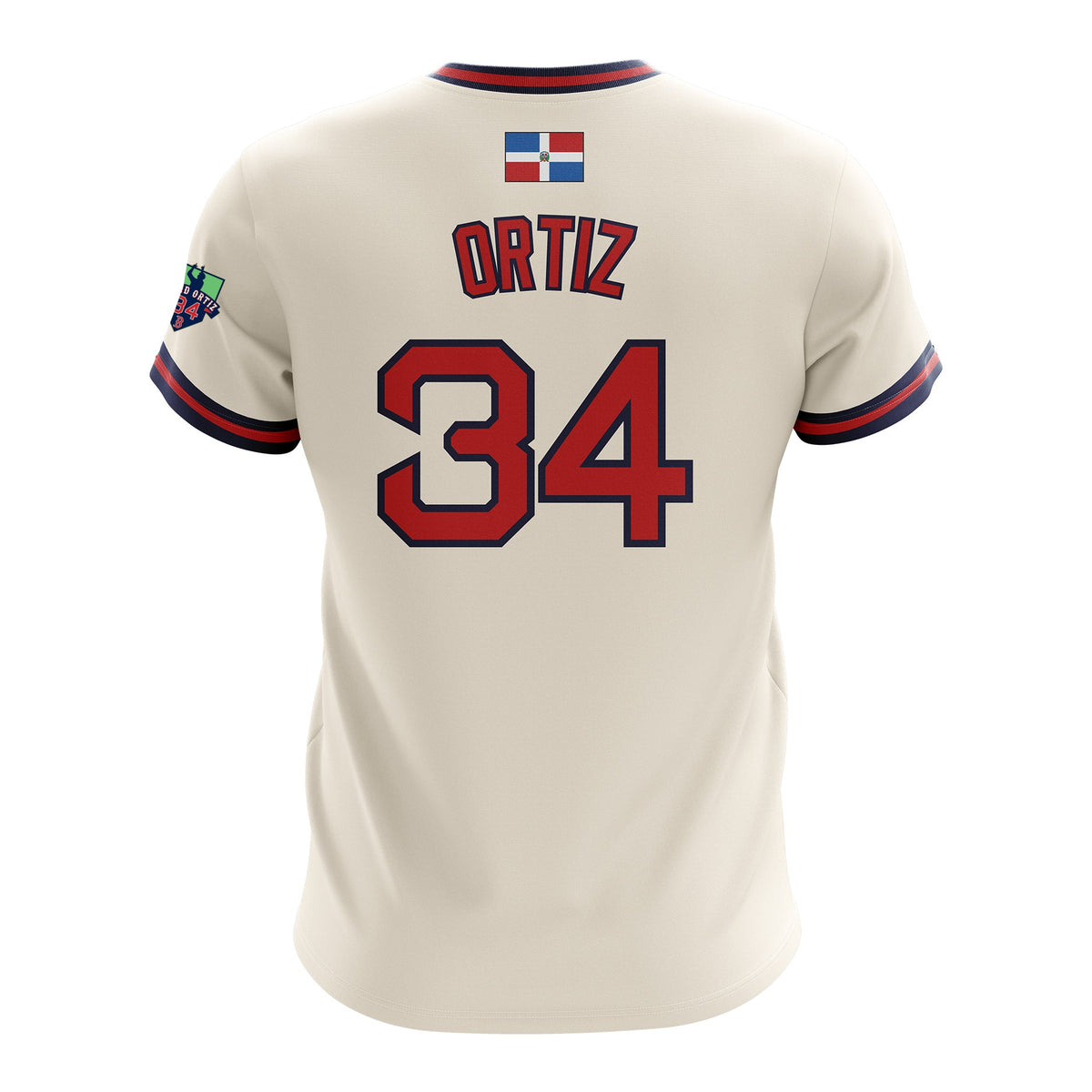 David Ortiz HOF Jersey product image 2, provided for visual reference and product detail review