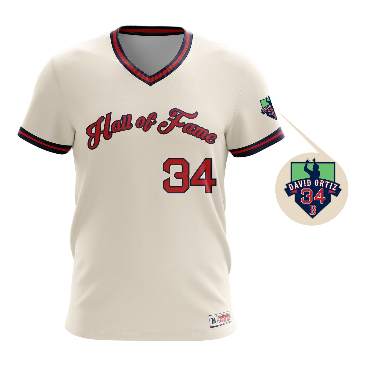 David Ortiz HOF Jersey product image 1, provided for visual reference and product detail review