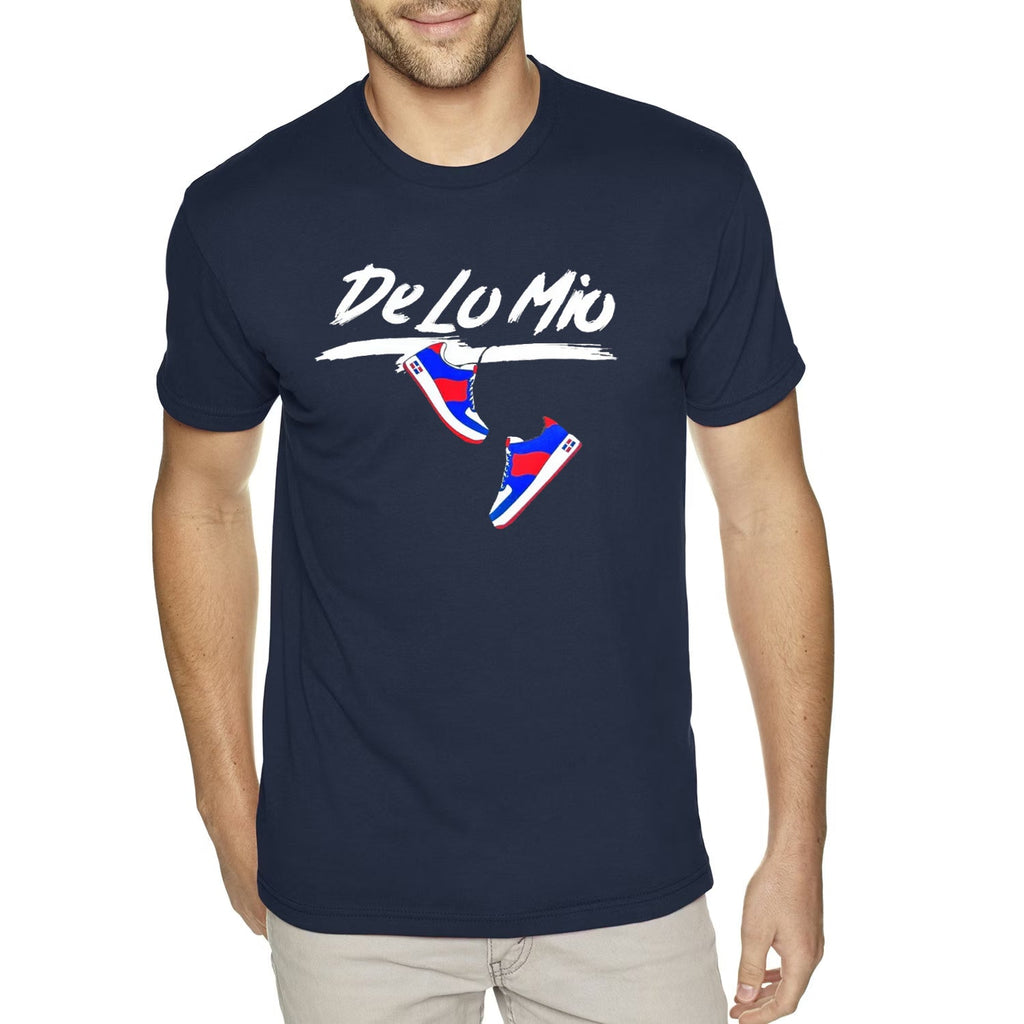Dominican Phrase "De lo mio" Printed T-Shirt product image 8, provided for visual reference and product detail review
