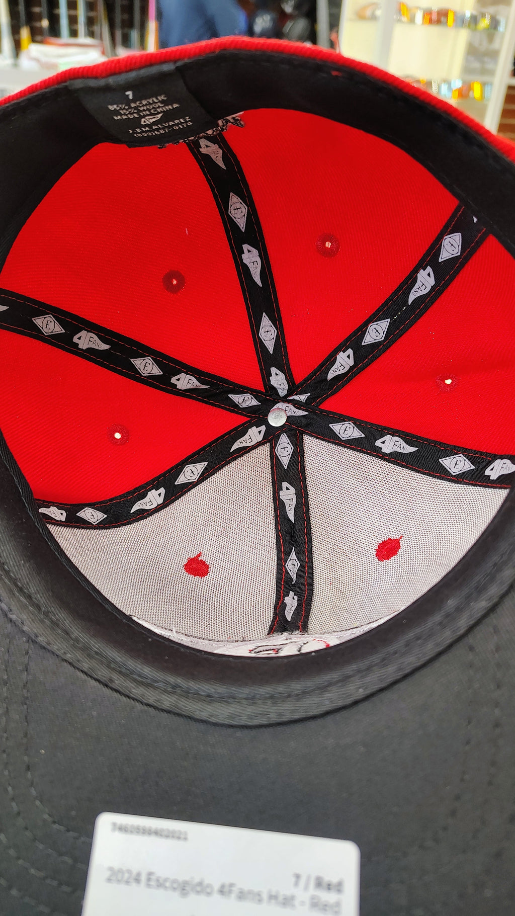 Official Leones del Escogido 4Fans Hat product image 5, provided for visual reference and product detail review