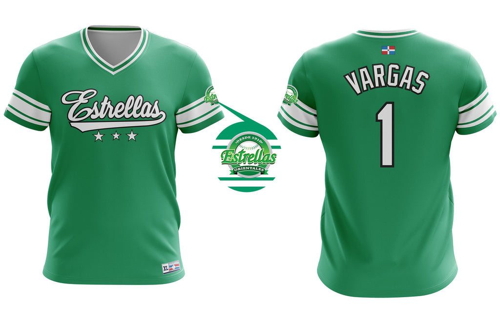 Dominican Hall of Fame - Estrellas Orientales - Vargas 1 - Green product image 2, provided for visual reference and product