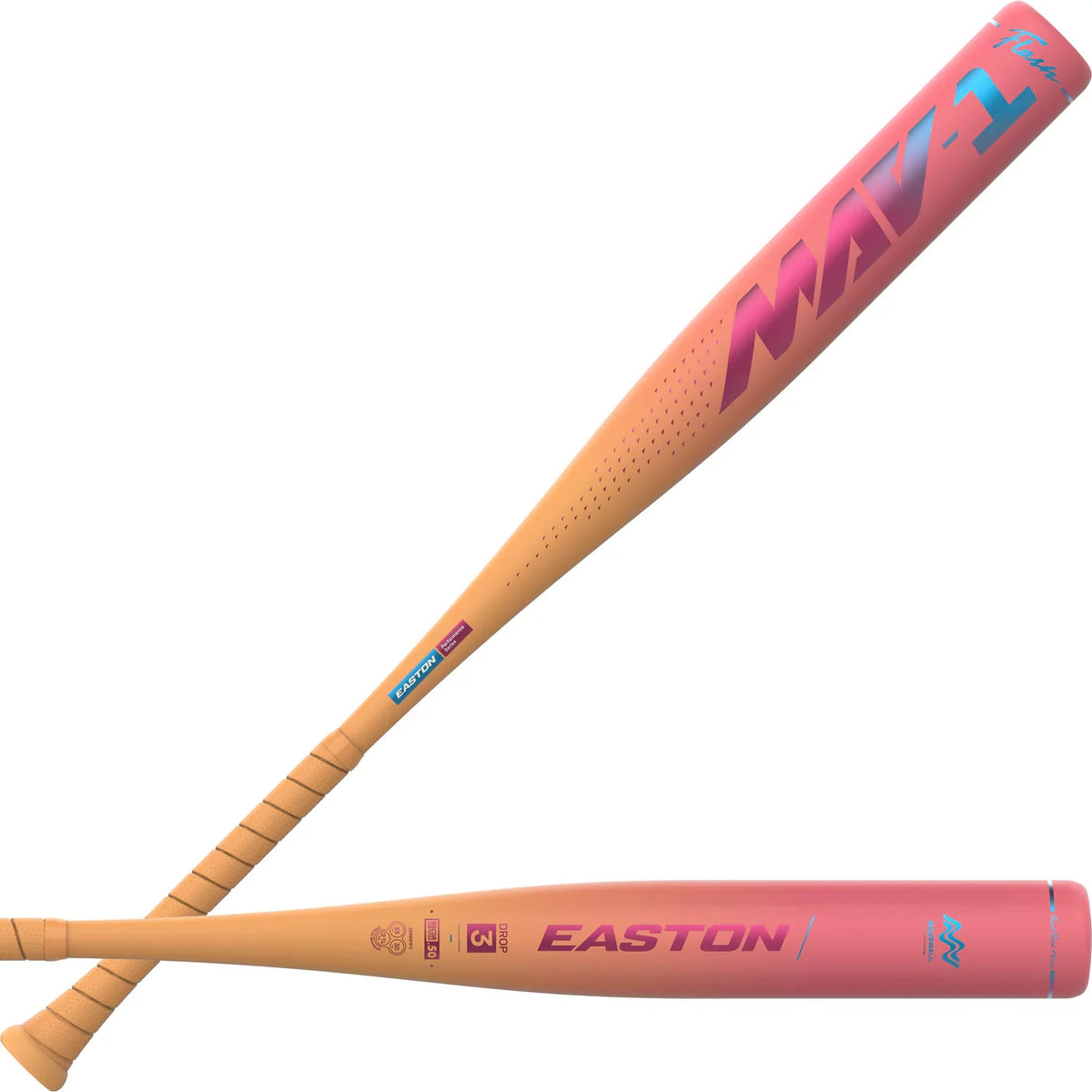 2026 Easton MAV-1 BBCOR (-3) Baseball Bat – One-Piece MAV HP Alloy, Balanced Swing, Power Boost Soft Knob | EBB6M1F3 product