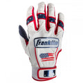 Franklin CFX Chrome 4th of July Men Batting Gloves product image 1, provided for visual reference and product detail review