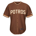 2024-2025 OFFICIAL Gigantes del Cibao Full Button Jersey - Brown product image 1, provided for visual reference and product