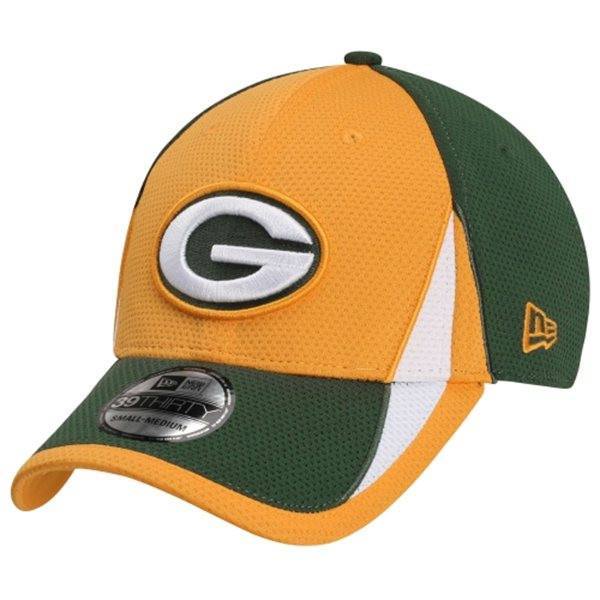 Green Bay Packers New Era NFL 2013 Training 39Thirty Flex-Fit Hat product image 2, provided for visual reference and product