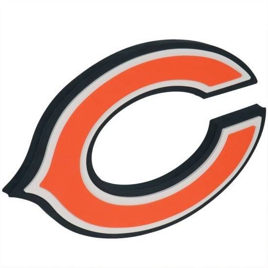 Chicago Bears 3D Foam Wall Sign product image 1, provided for visual reference and product detail review