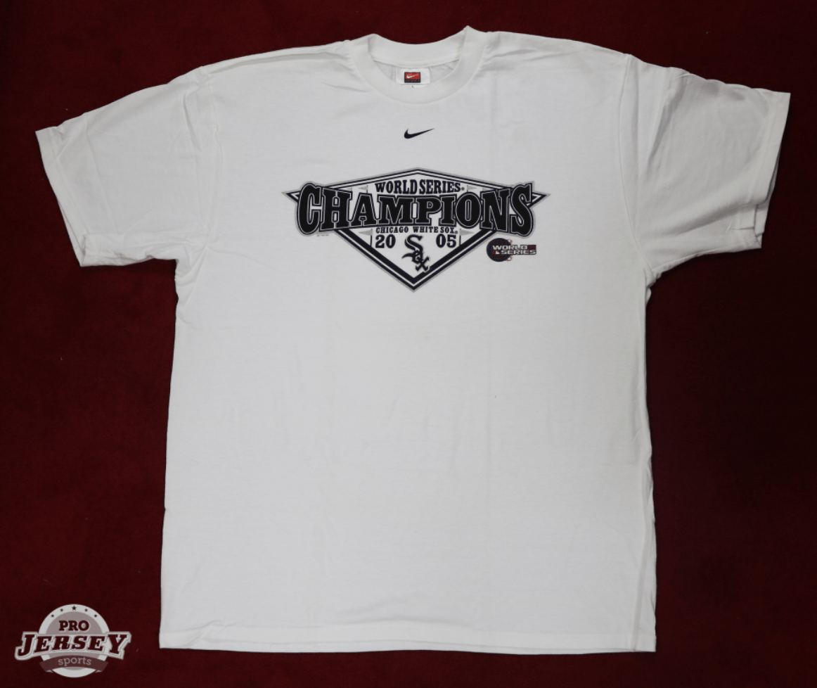 Chicago White Sox Nike 2005 World Series Champions T-Shirt product image 1, provided for visual reference and product detail