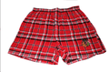 Chicago Blackhawks Adult Plaid Bleacher Boxer product image 1, provided for visual reference and product detail review