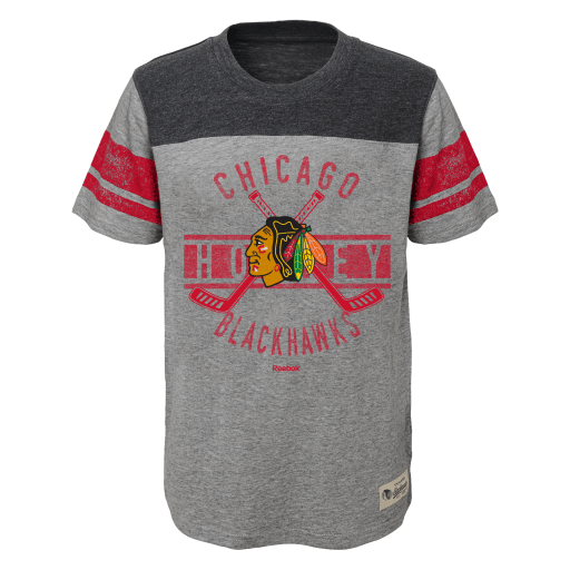 Child Chicago Blackhawks Lineage T-Shirt By Reebok product image 1, provided for visual reference and product detail review