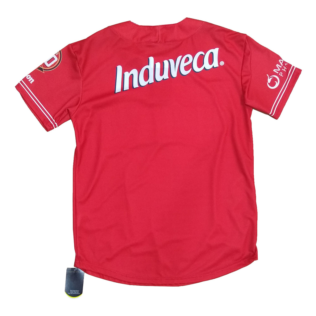 Leones del Escogido Authentic Jersey product image 2, provided for visual reference and product detail review