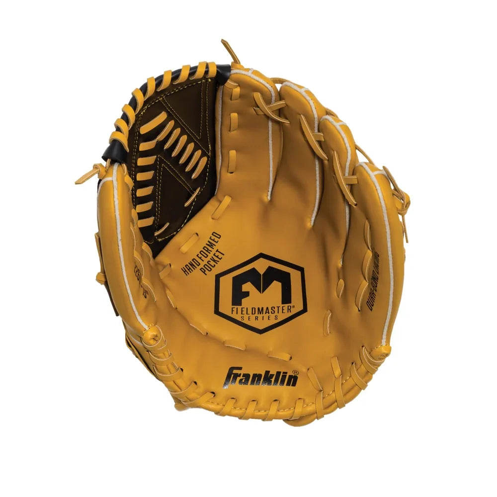Franklin Right-handed Baseball Glove, 13" - Black/Tan 22601 product image 2, provided for visual reference and product