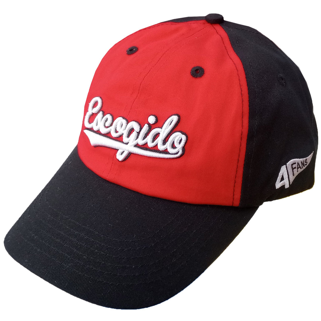 2024 - 2025 Escogido 4Fans Adjustable Hat - Black-Red product image 1, provided for visual reference and product detail
