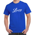 Dominican Baseball Team – Tigres del Licey Royal Blue White Letters T-shirt product image 1, provided for visual reference