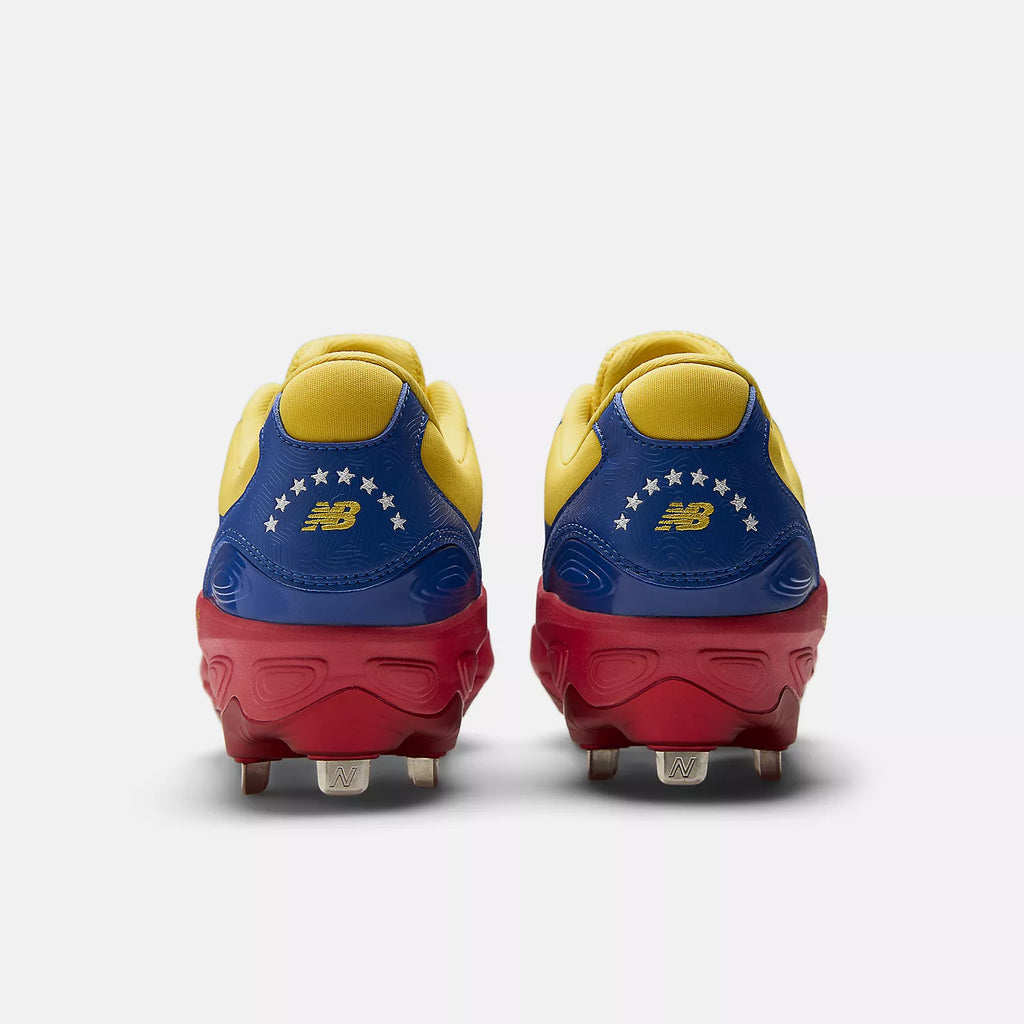 New Balance Fresh Foam X 3000 v7 Metal Baseball Cleats – M30001CC | Venezuela WBC Colorway product image 6, provided for