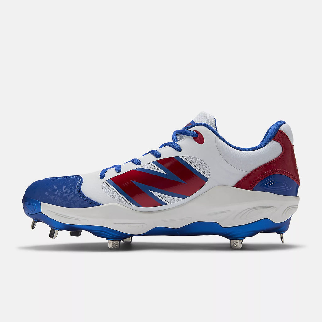 New Balance Fresh Foam X 3000 v7 Metal Baseball Cleats – M30004JE | Dominican Republic WBC Colorway product image 7,