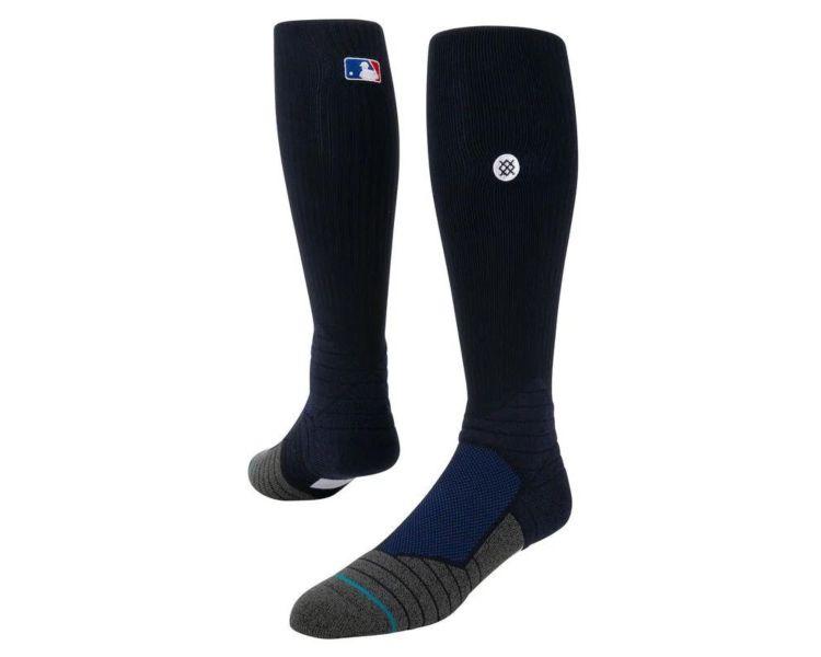 Stance MLB Diamond Pro OTC Baseball Socks – Seattle Mariners (Navy Blue) product image 1, provided for visual reference and
