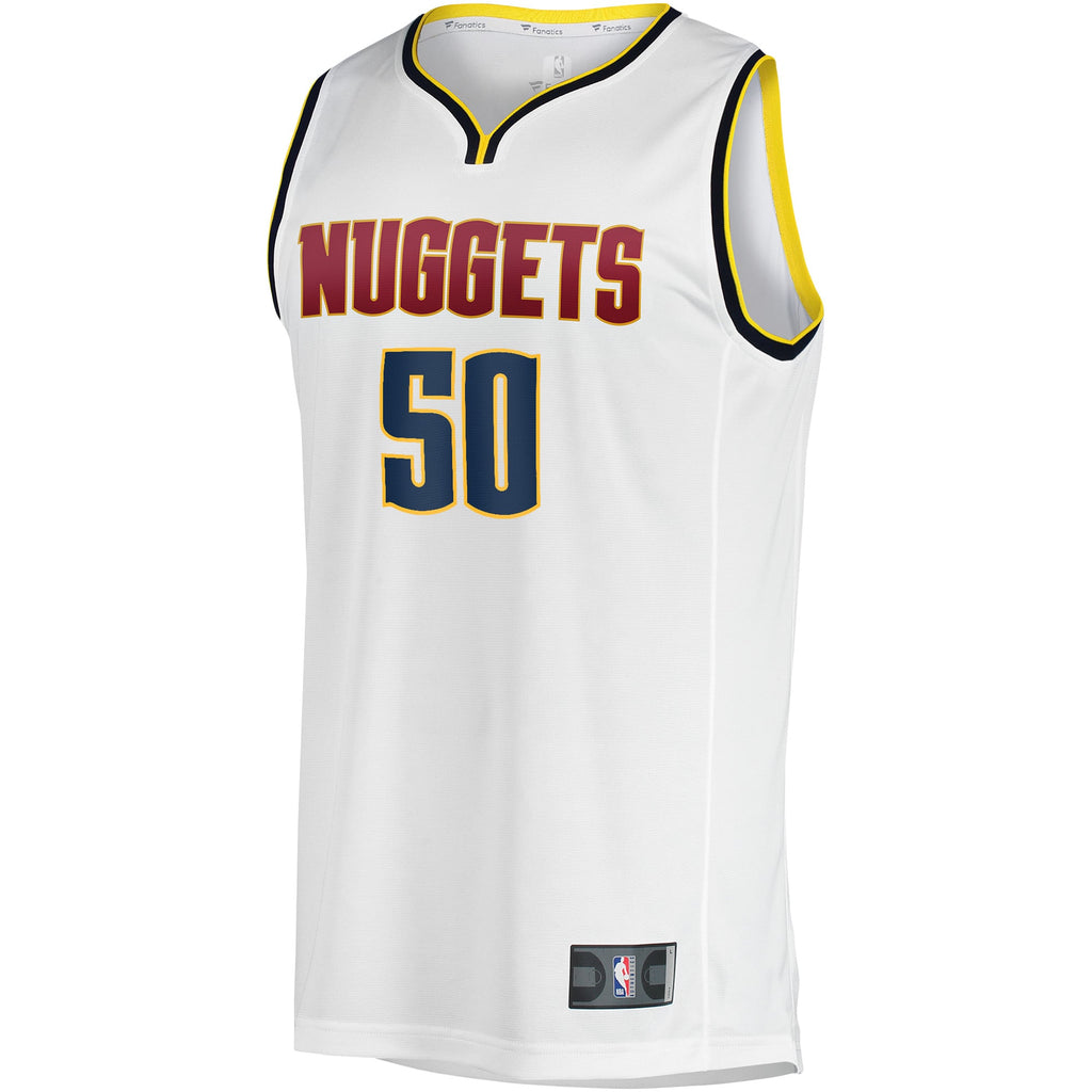 Denver Nuggets Aaron Gordon Fanatics White Fast Break Player Jersey - Association Edition for Men product image 3, provided