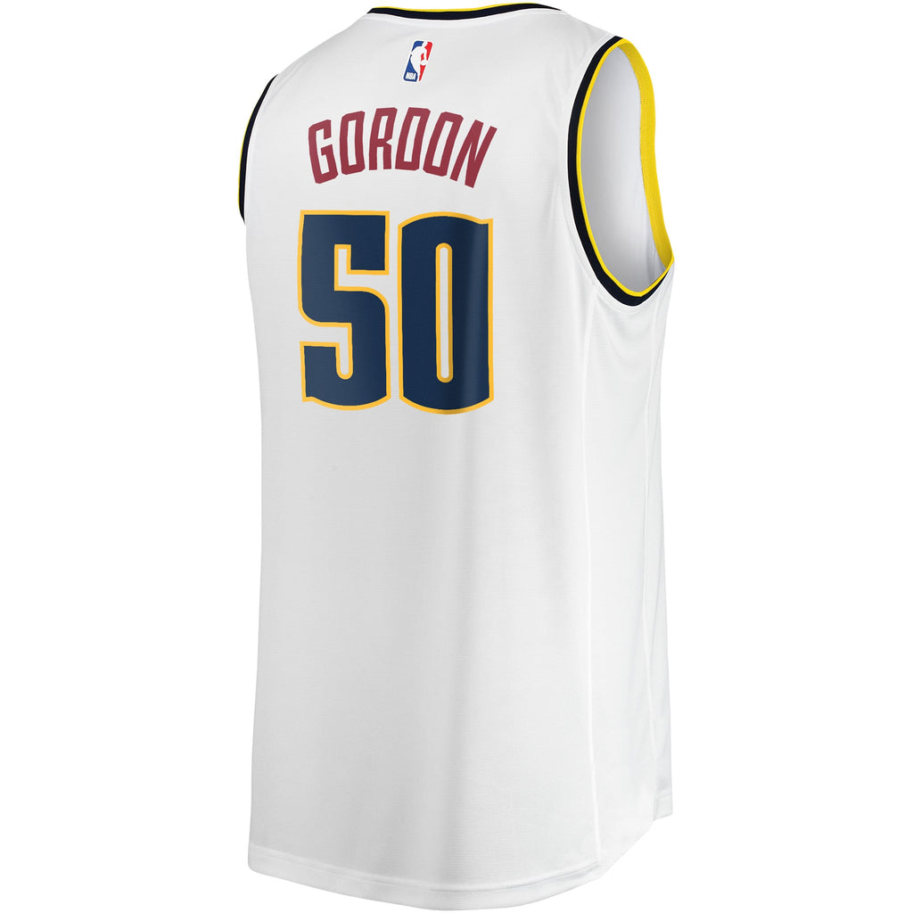 Denver Nuggets Aaron Gordon Fanatics White Fast Break Player Jersey - Association Edition for Men product image 4, provided