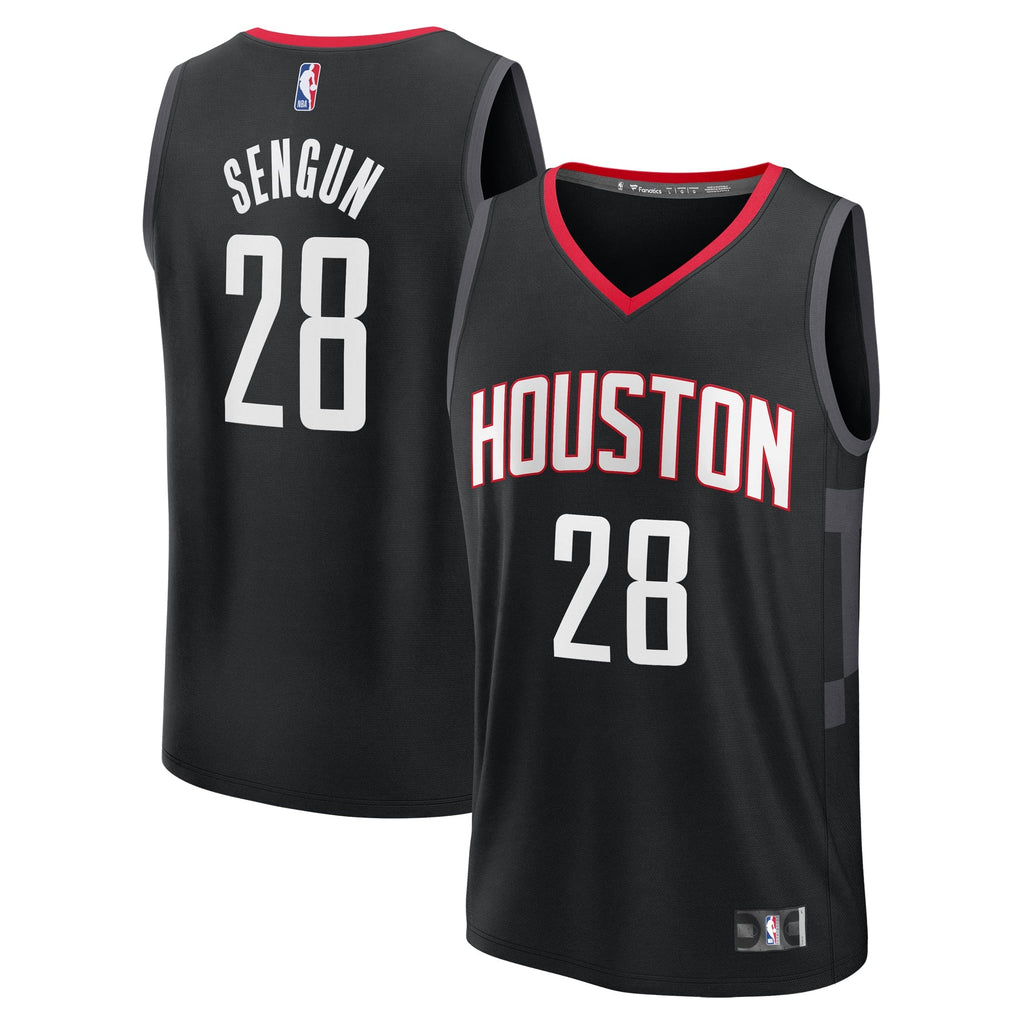 Houston Rockets Alperen Sengun Fanatics Black Fast Break Replica Player Jersey - Statement Edition for Men product image 2,
