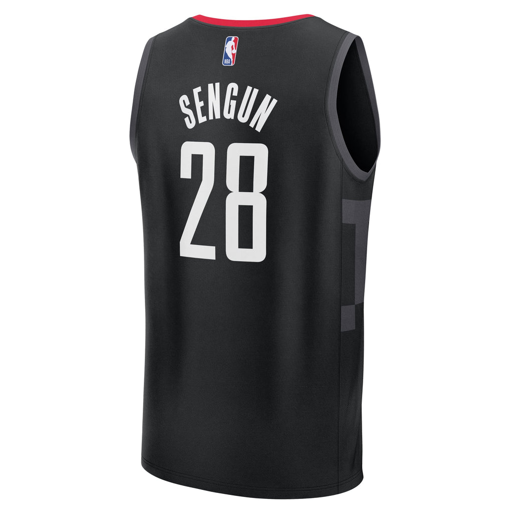 Houston Rockets Alperen Sengun Fanatics Black Fast Break Replica Player Jersey - Statement Edition for Men product image 4,