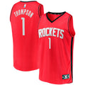 Houston Rockets Amen Thompson Fanatics Red Fast Break Replica Jersey - Icon Edition for Men product image 1, provided for