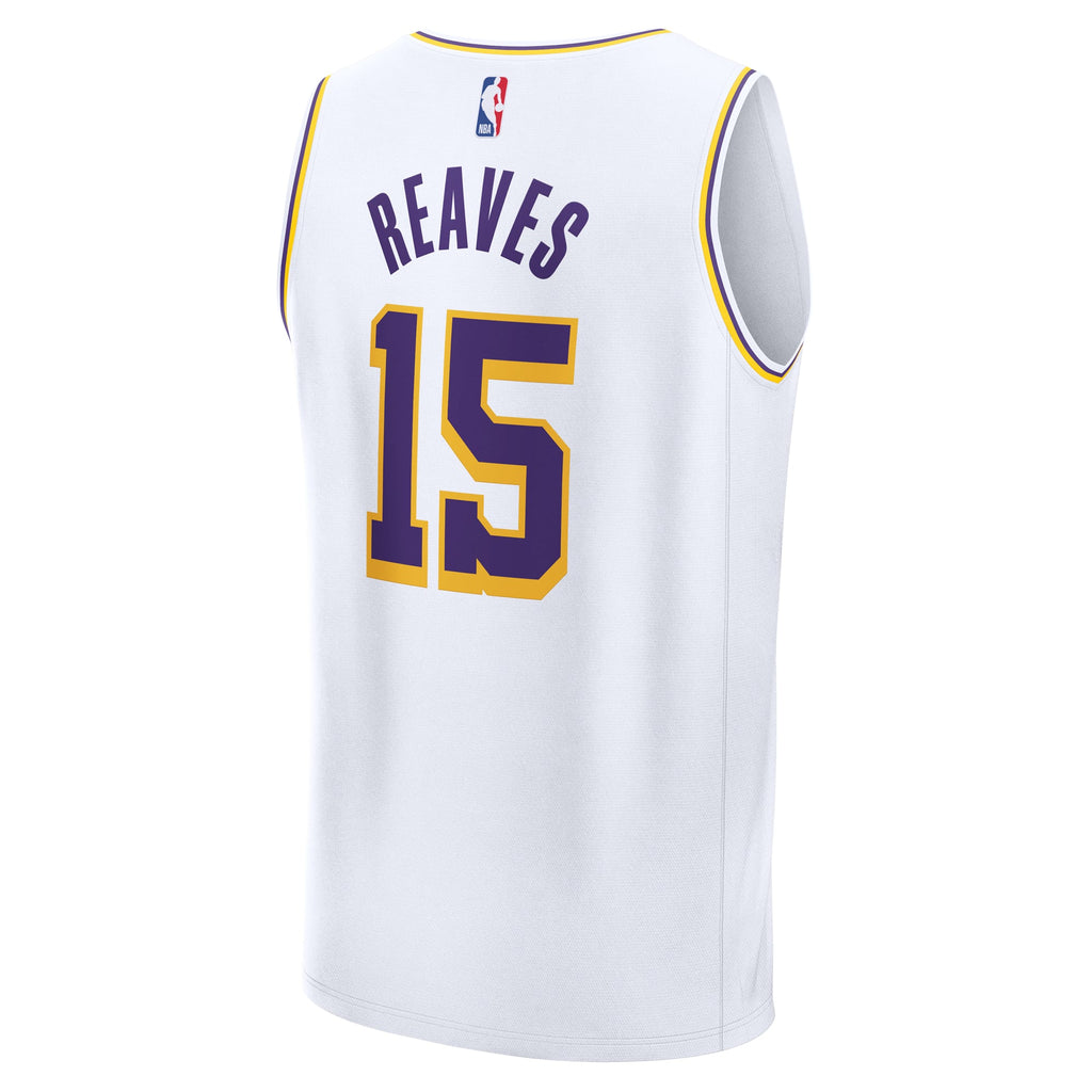 Los Angeles Lakers Austin Reaves Fanatics White Fast Break Replica Player Jersey - Association Edition for Men product image