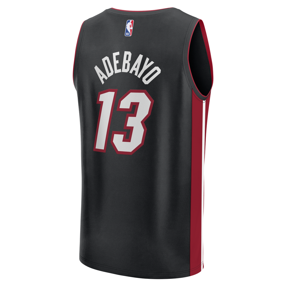 Miami Heat Bam Adebayo Fanatics Black Fast Break Replica Jersey - Icon Edition for Men product image 4, provided for visual