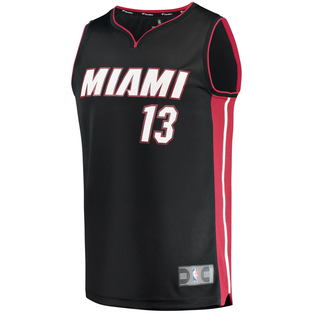 Miami Heat Bam Adebayo Fanatics Black Fast Break Replica Player Jersey - Icon Edition for Men product image 3, provided for