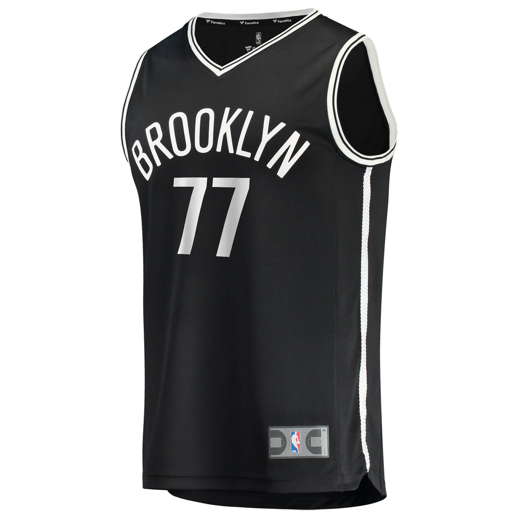 Brooklyn Nets Ben Saraf Fanatics Black Fast Break Replica Jersey - Icon Edition for Men product image 3, provided for visual