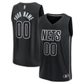 Brooklyn Nets Fanatics Black Custom Fast Break Jersey - Statement Edition for Men product image 1, provided for visual