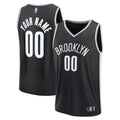 Brooklyn Nets Fanatics Black Fast Break Custom Jersey - Icon Edition for Men product image 1, provided for visual reference